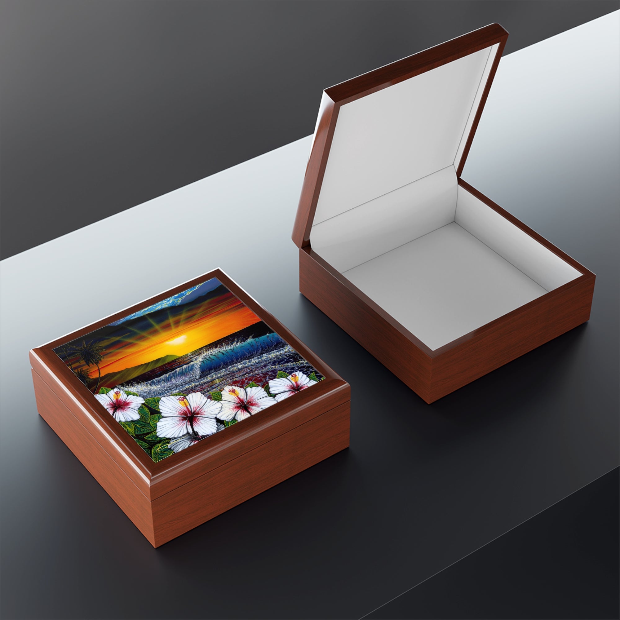 "Ehukai Beach" Jewelry Box