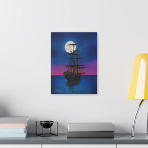 "Sailing On A Dream" Stretched Canvas Print