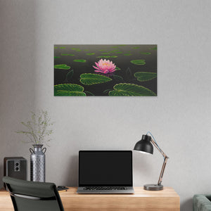 "Pink Sparkle" Stretched Canvas Print