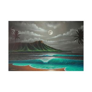 "Midnight Breeze" Stretched Canvas Print