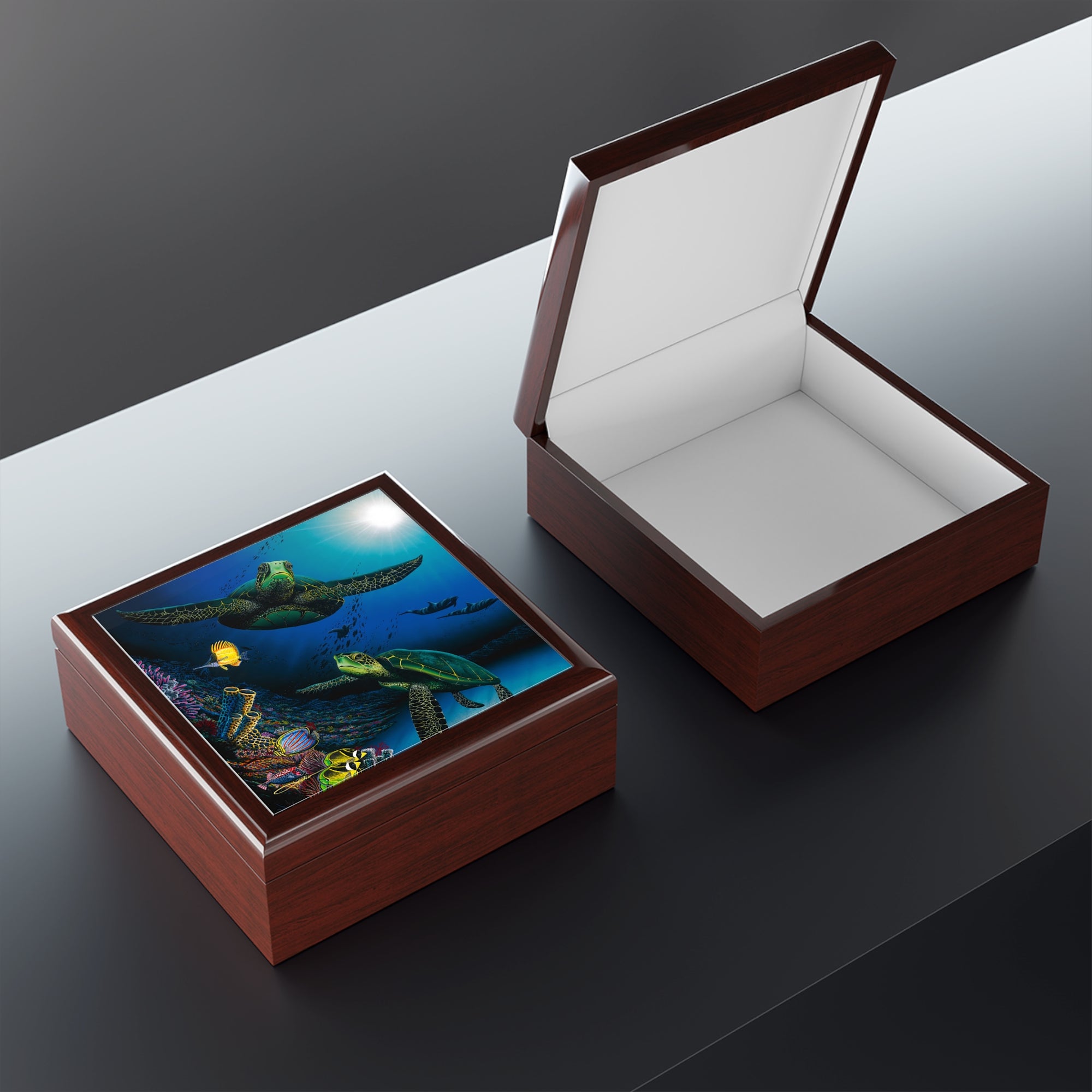 "Honu Reef" Jewelry Box