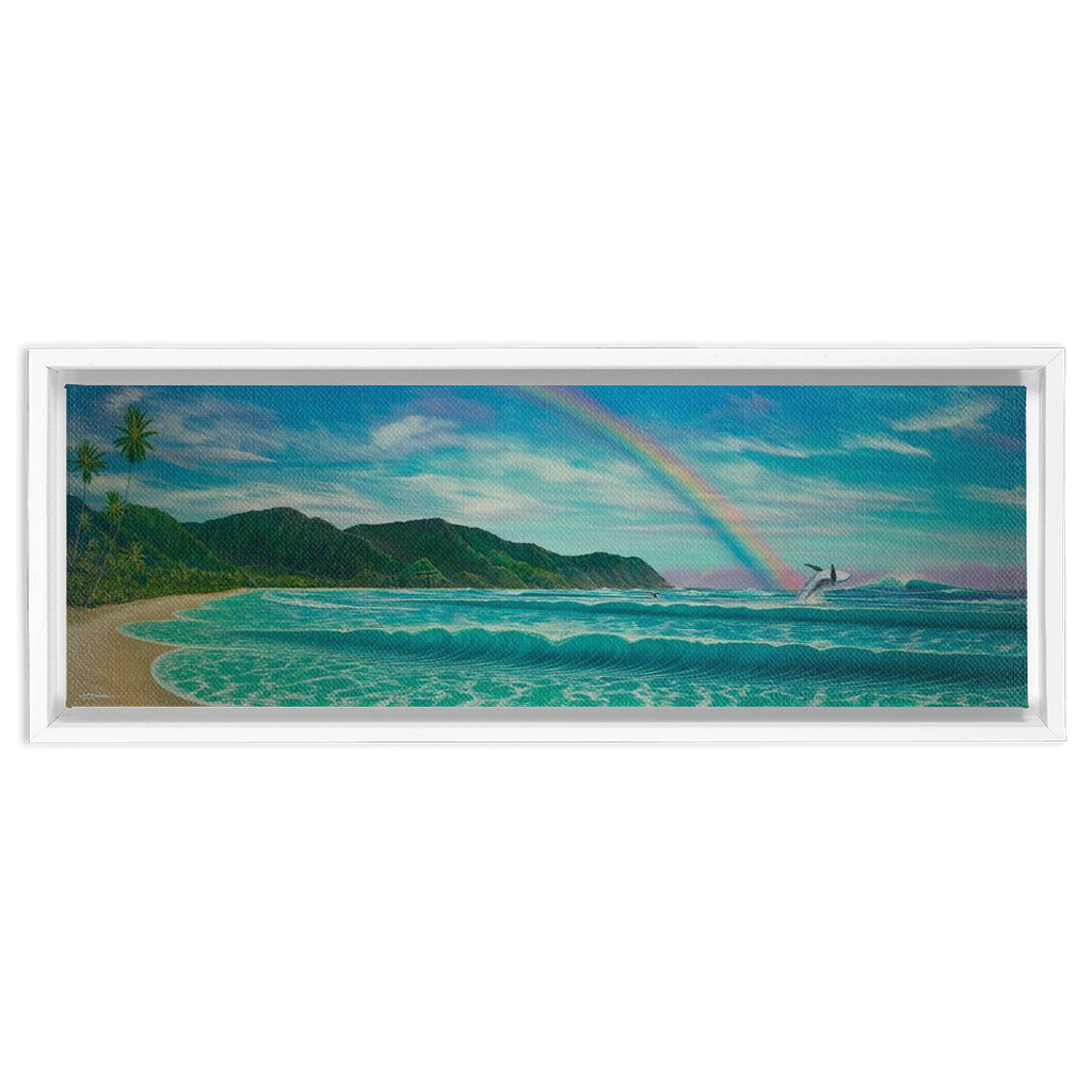 "Enchantment Of The Islands" Framed Traditional Stretched Canvas