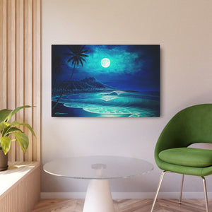 "Midnight's Serenade" Metal Print