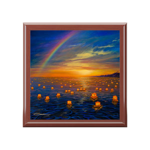 "Lanterns At Magic Island" Jewelry Box