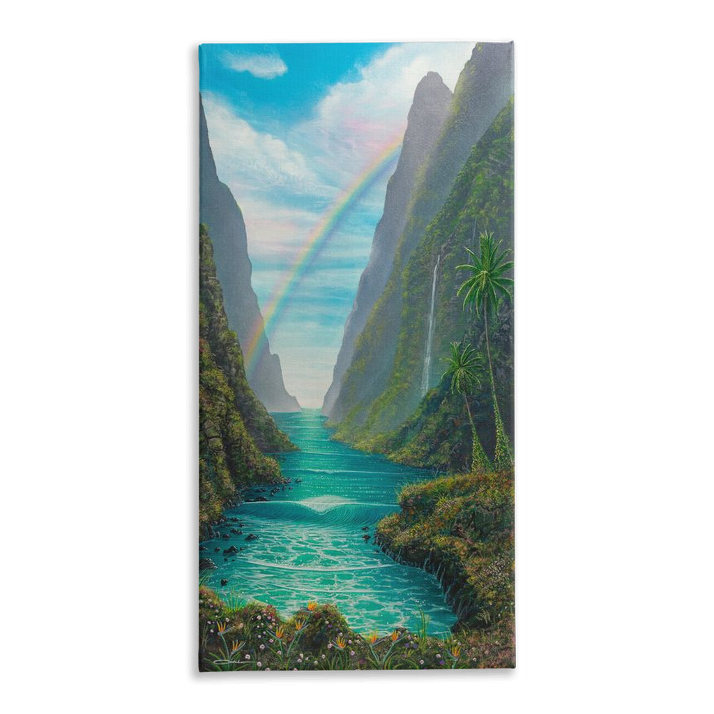 "Hidden Valley" Traditional Stretched Canvas