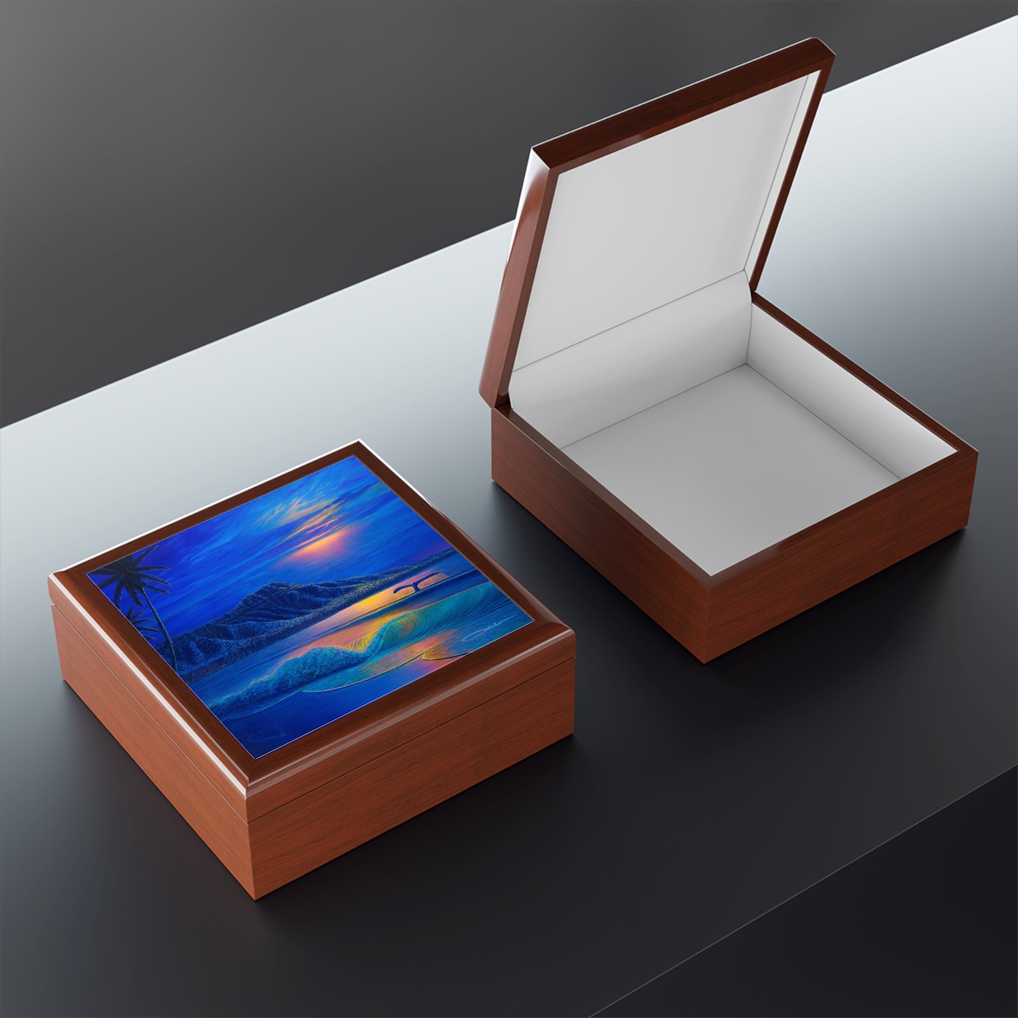"Waikiki Romance" Jewelry Box