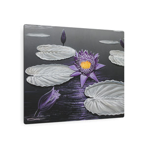 "Lavender Lotus" Metal Print