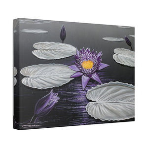 "Lavender Lotus"— Stretched Canvas Print