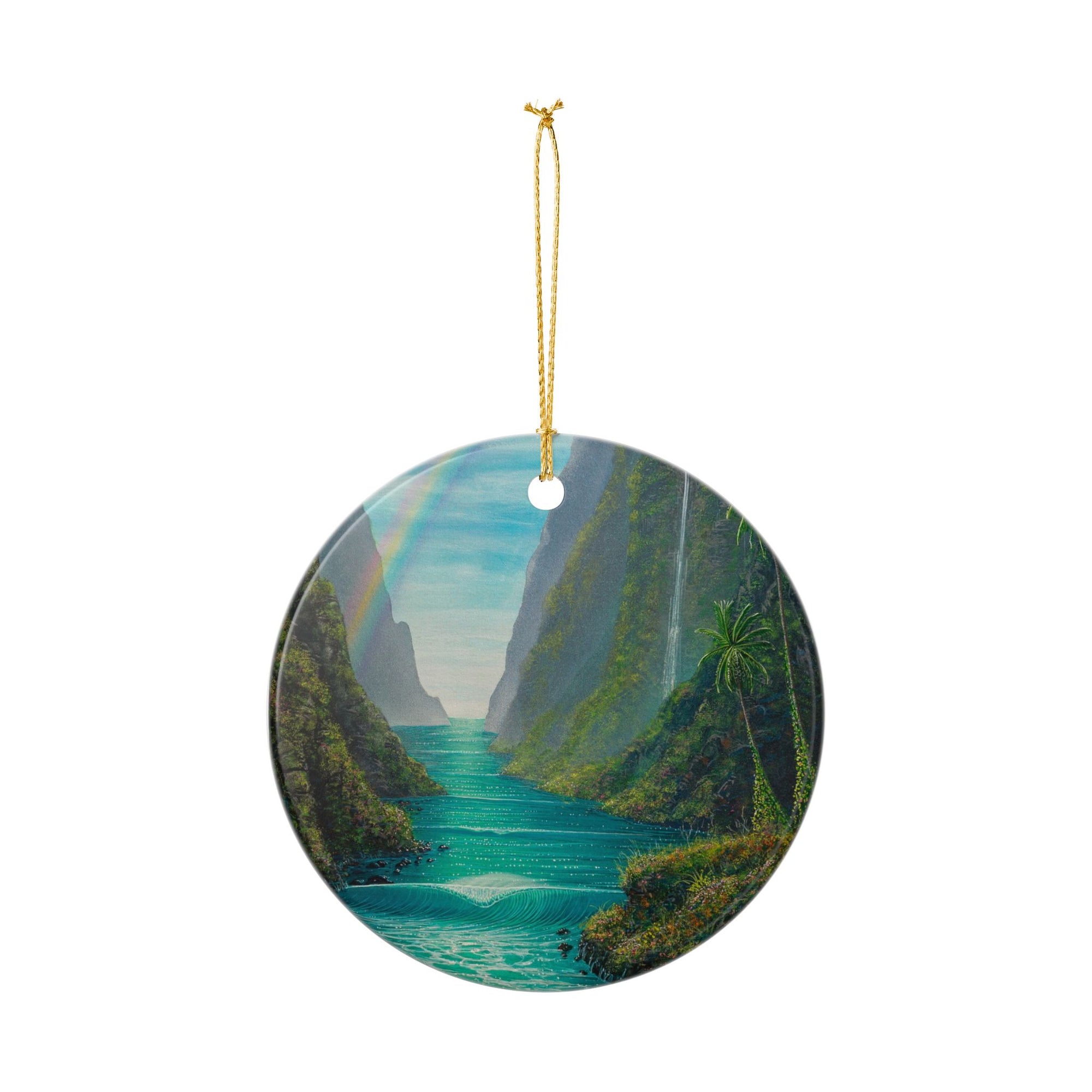 "Hidden Valley" Ceramic Ornament
