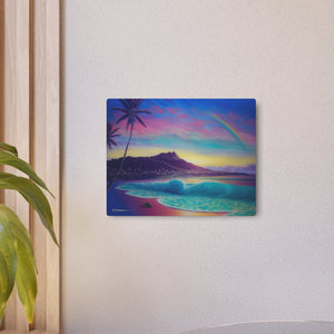 "Blissful Waikiki" Metal Print