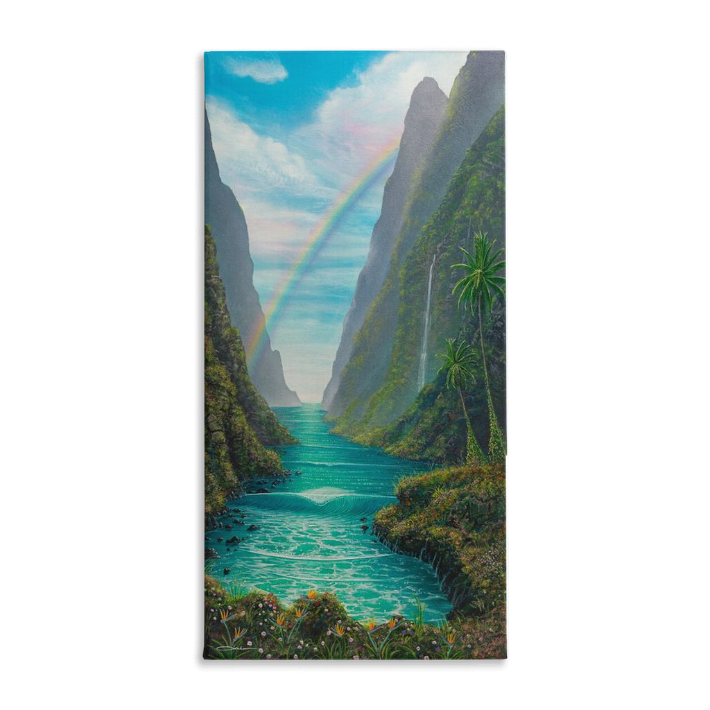 "Hidden Valley" Traditional Stretched Canvas