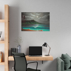 "Midnight Breeze" Stretched Canvas Print