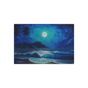 "Waikiki Blue" Metal Print