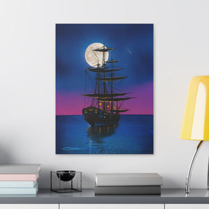 "Sailing On A Dream" Stretched Canvas Print