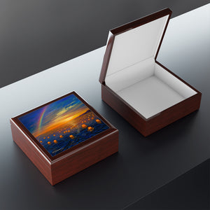 "Lanterns At Magic Island" Jewelry Box