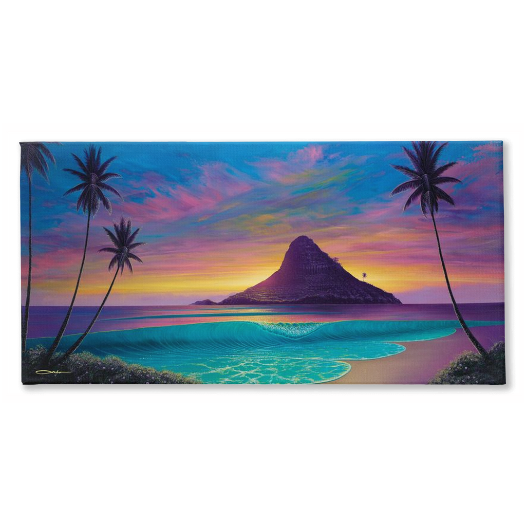 "Essence Of Mokoli'i" Traditional Stretched Canvas