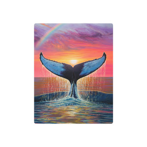 "Whalecation" Metal Print