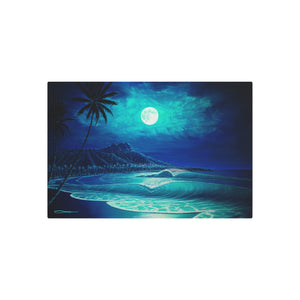 "Midnight's Serenade" Metal Print