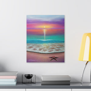 "Wishing On A Star" Stretched Canvas Print