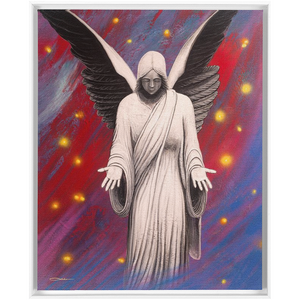 "Angel Of Peace" Framed Traditional Stretched Canvas