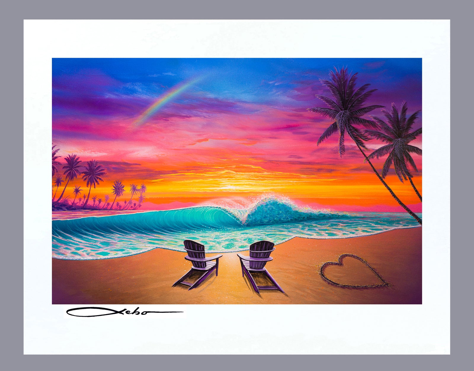 “Margarita Sunset”  11" x 14" Matted Print