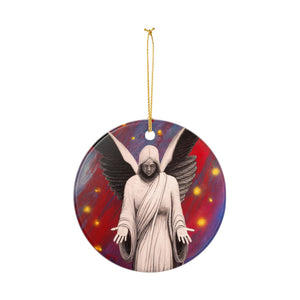 "Angel Of Peace" Ceramic Ornament