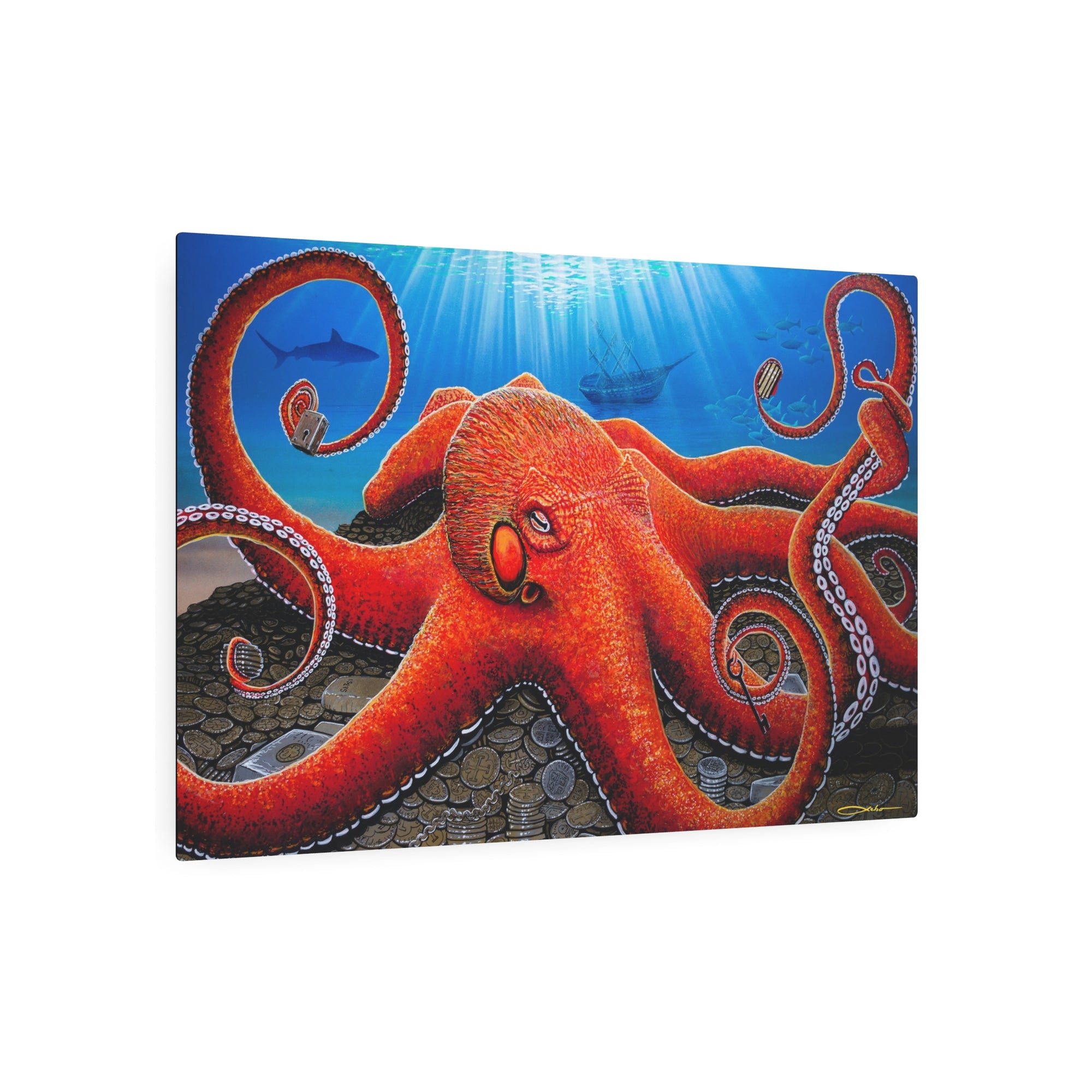 "No Man's Treasure" Metal Print