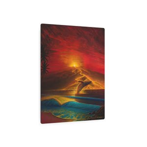 "Mauna Loa Awakes" Metal Print