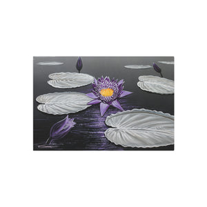 "Lavender Lotus" Metal Print