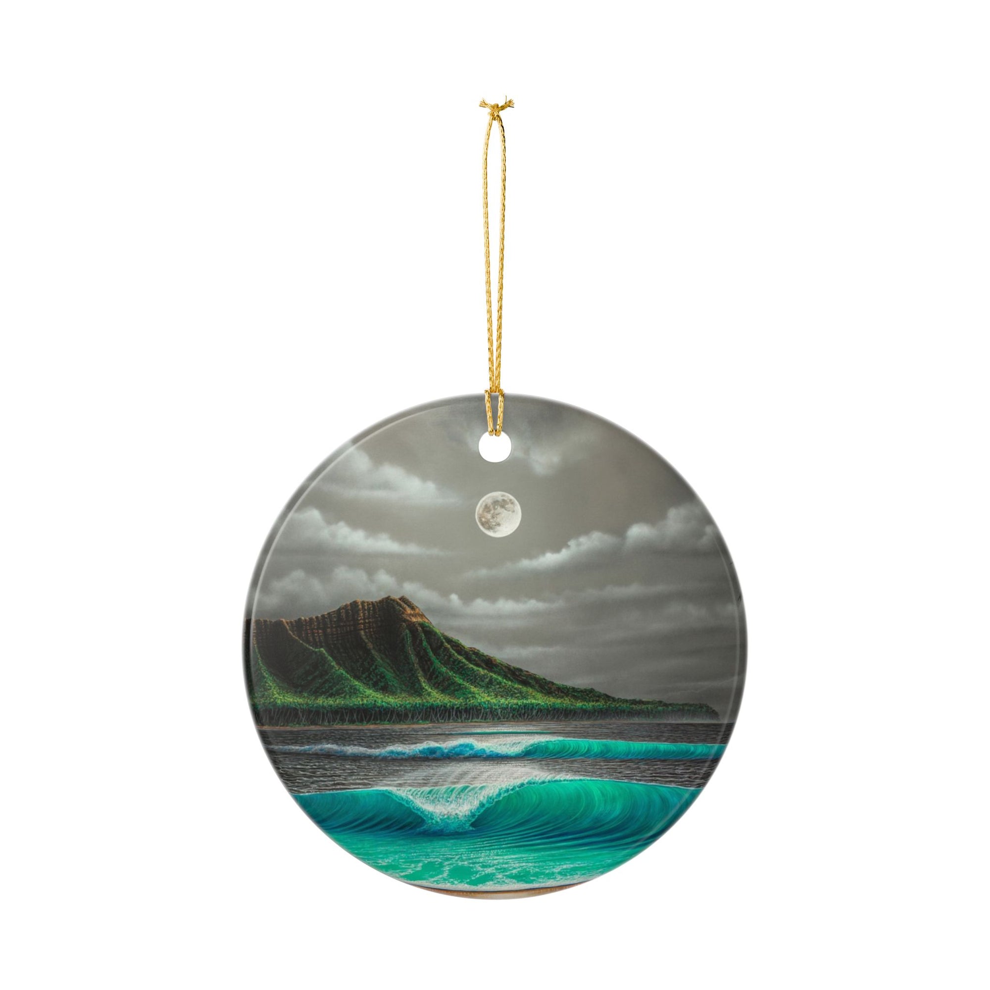 "Midnight Breeze" Ceramic Ornament