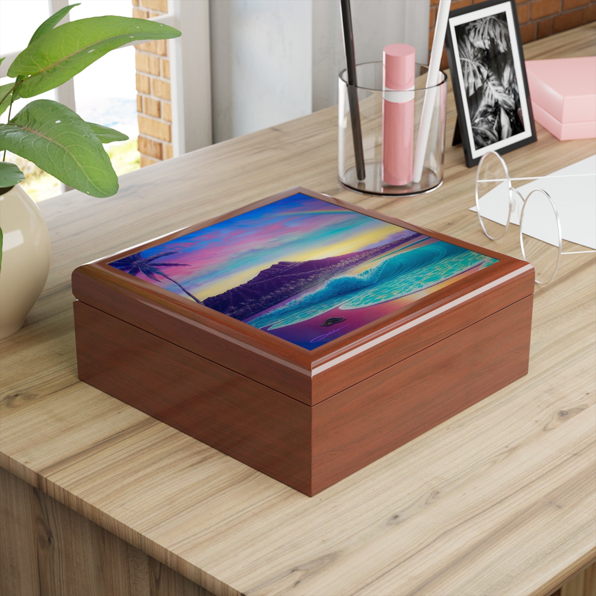 "Blissful Waikiki" Jewelry Box