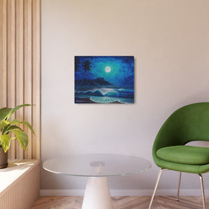 "Waikiki Blue" Metal Print