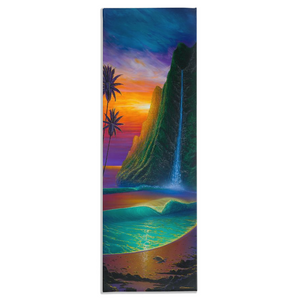 "Sunset At Mermaid Cove" Traditional Stretched Canvas