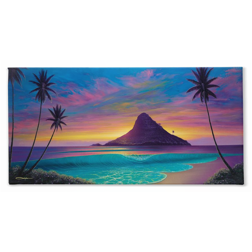 "Essence Of Mokoli'i" Traditional Stretched Canvas