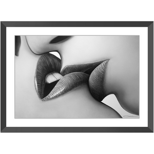 "The Kiss" Framed Prints