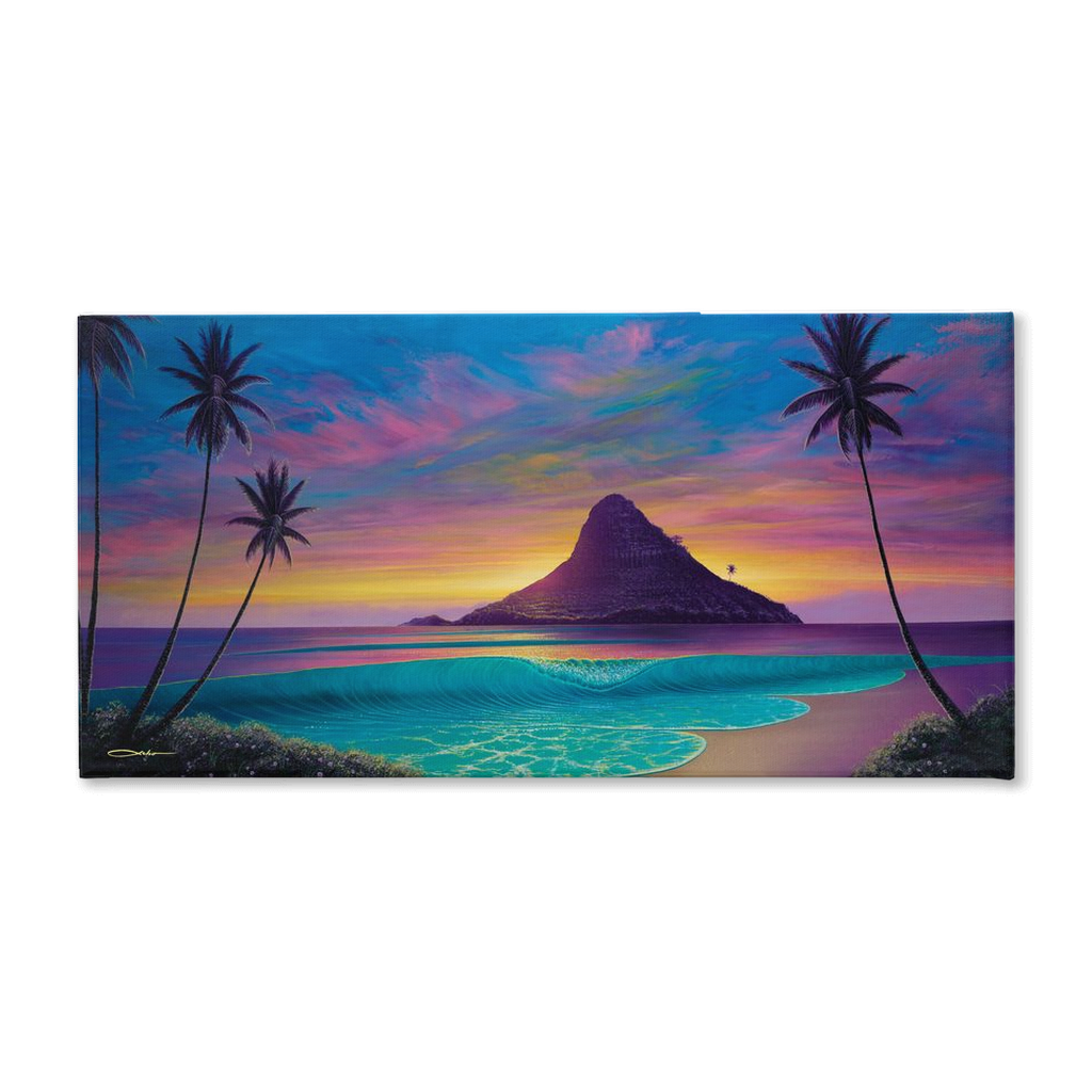 "Essence Of Mokoli'i" Traditional Stretched Canvas