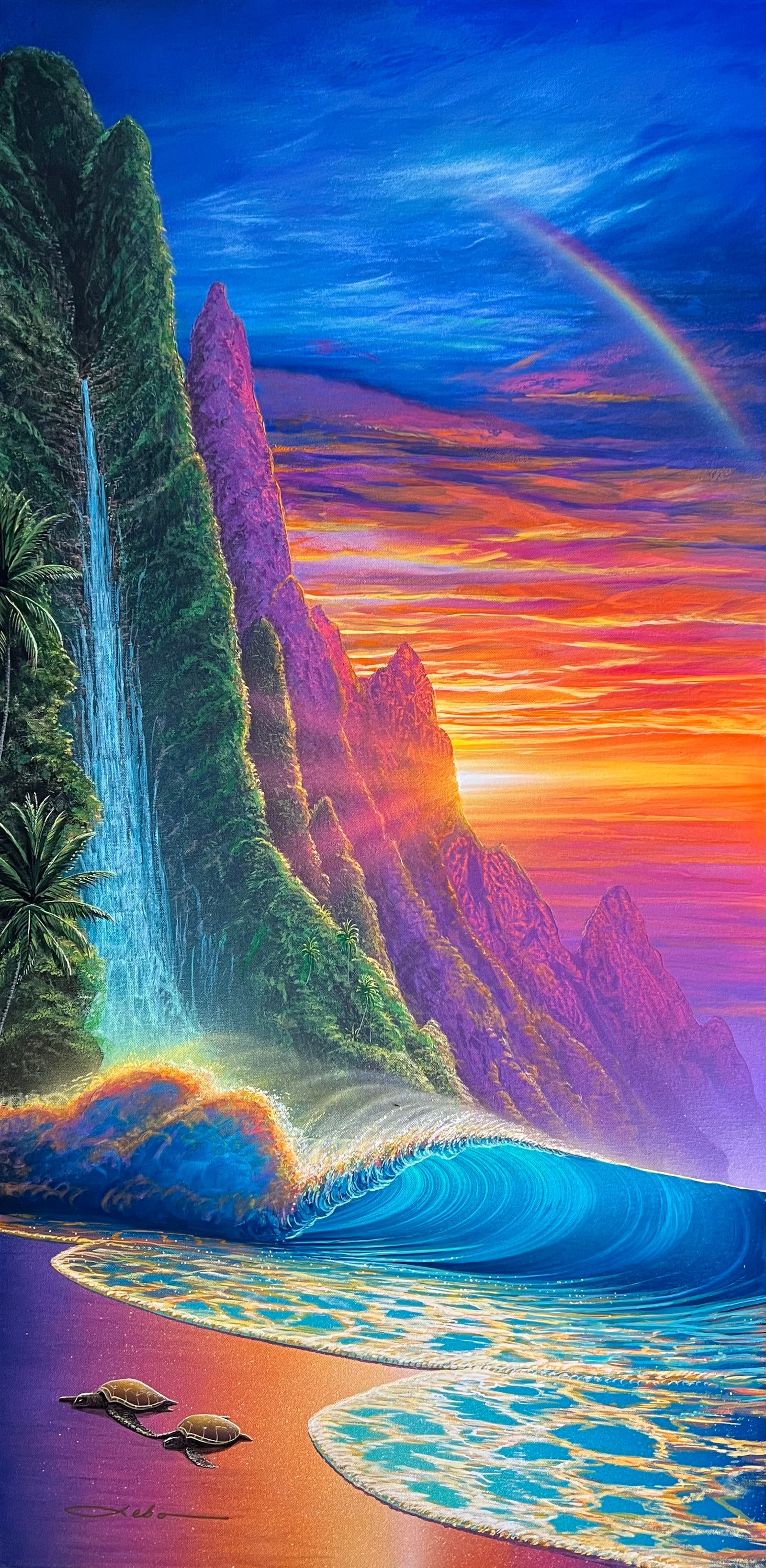 “Majestic Na Pali ” Limited Edition on Canvas