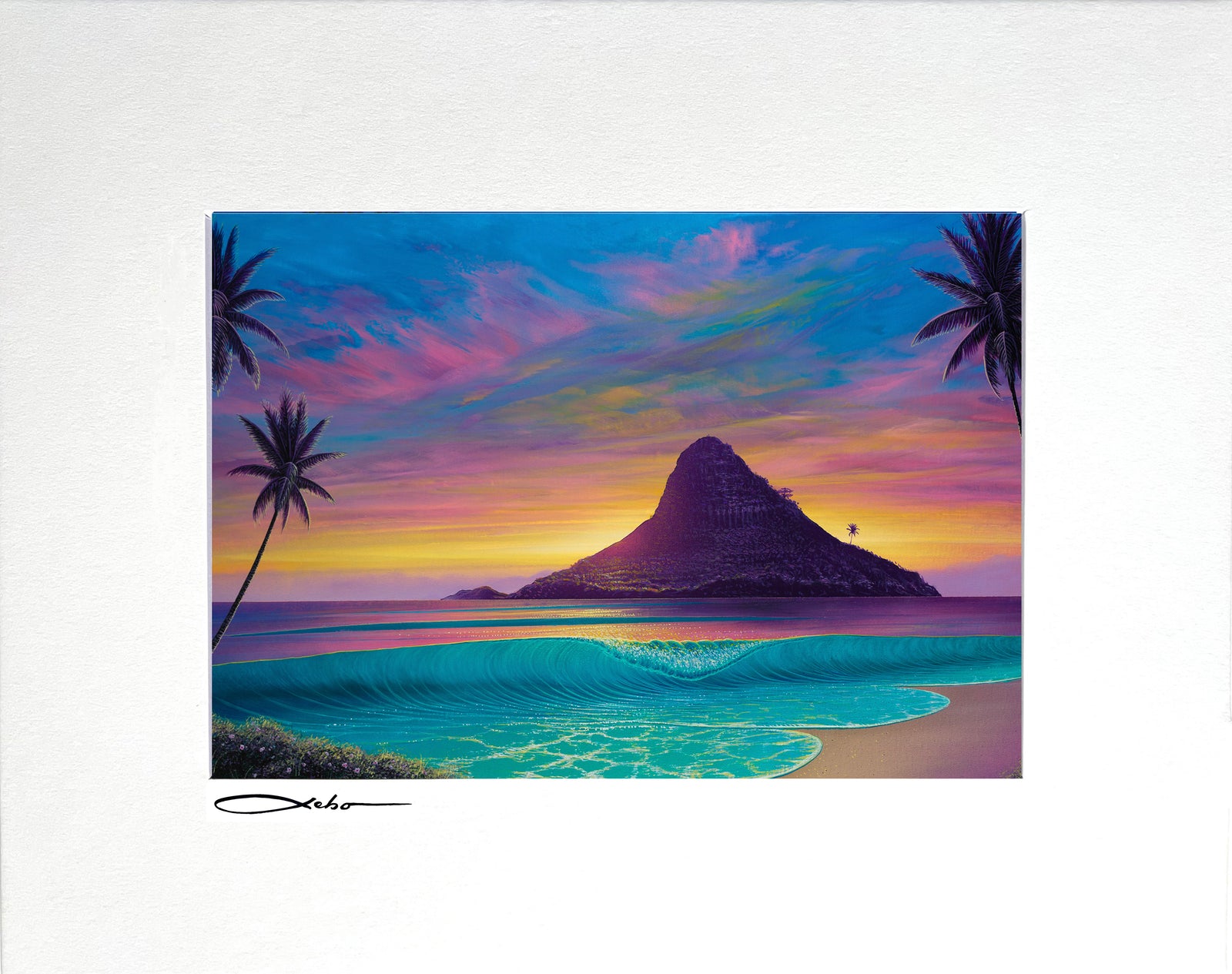 "Essence Of Mokoli'i" 8" x 10" Matted Print