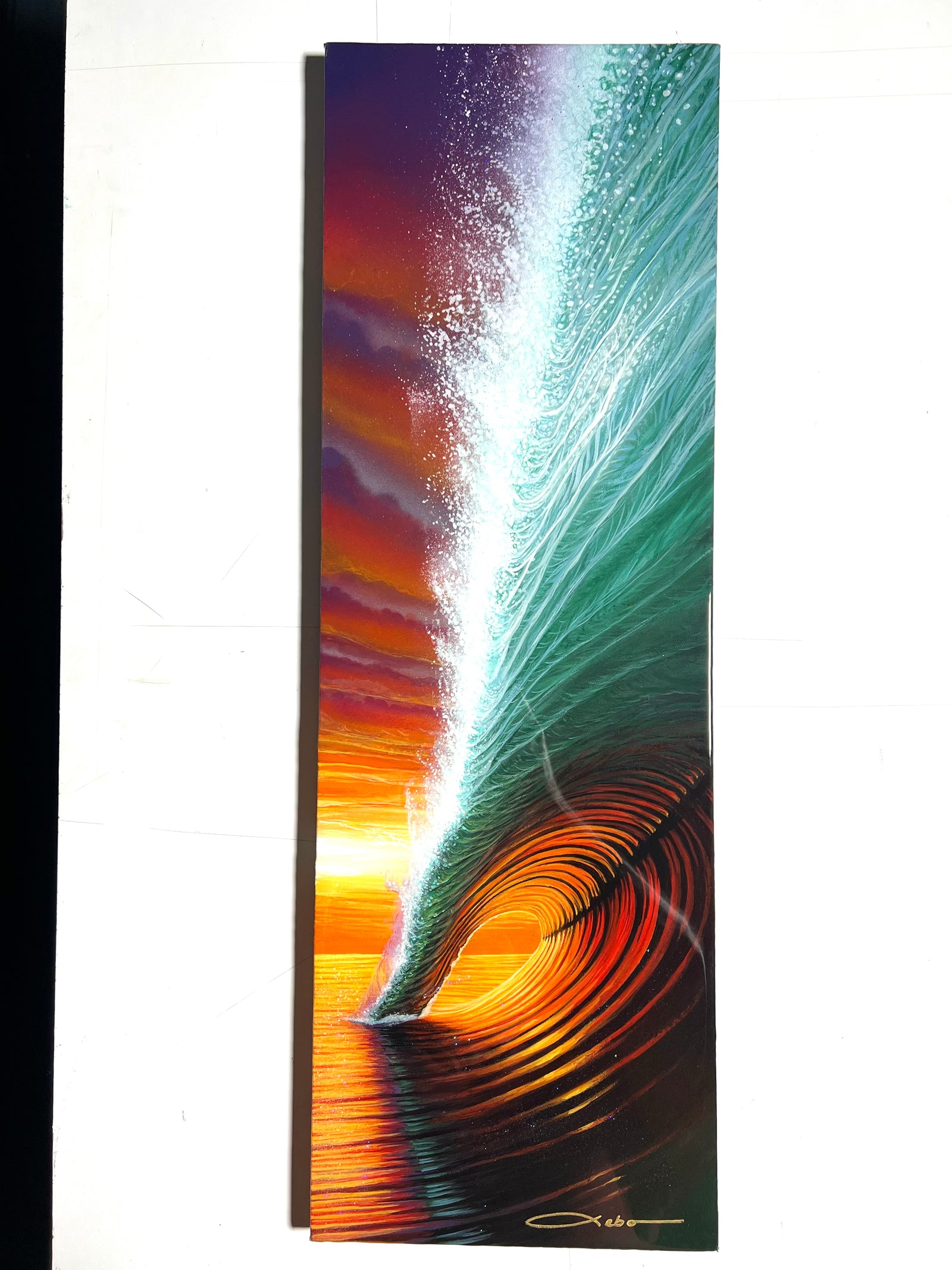 "Emotions" 10" x 30" canvas