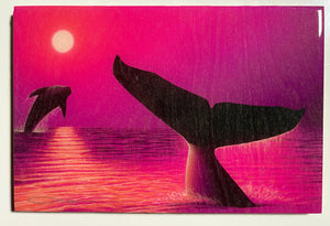 "Perfect Moment Pink" Wood Block Print