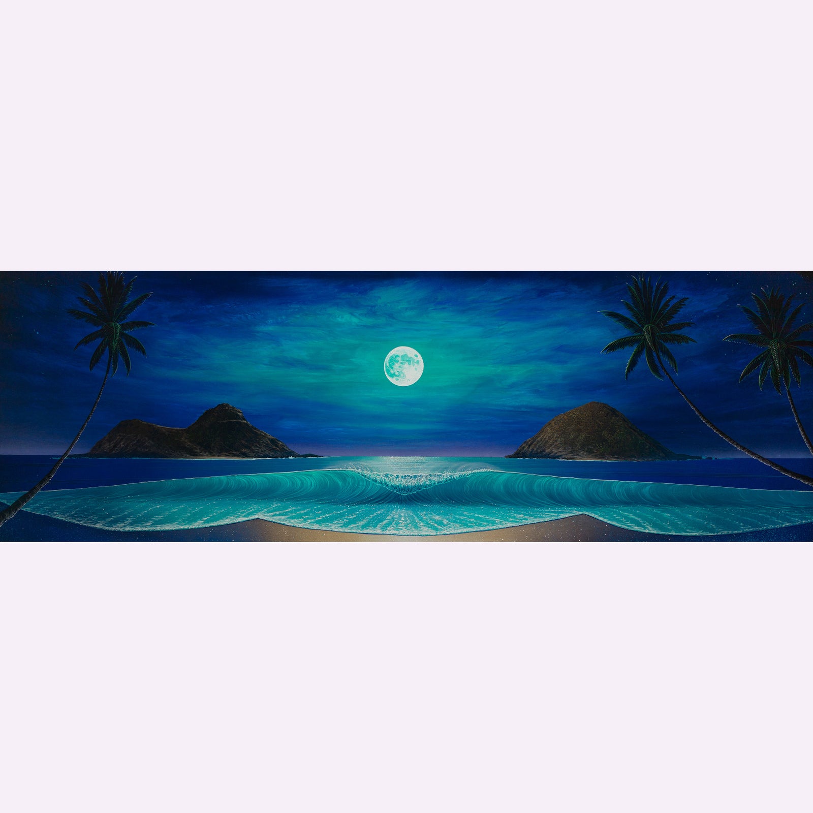 “Moon Over Lanikai” Limited Edition on Canvas