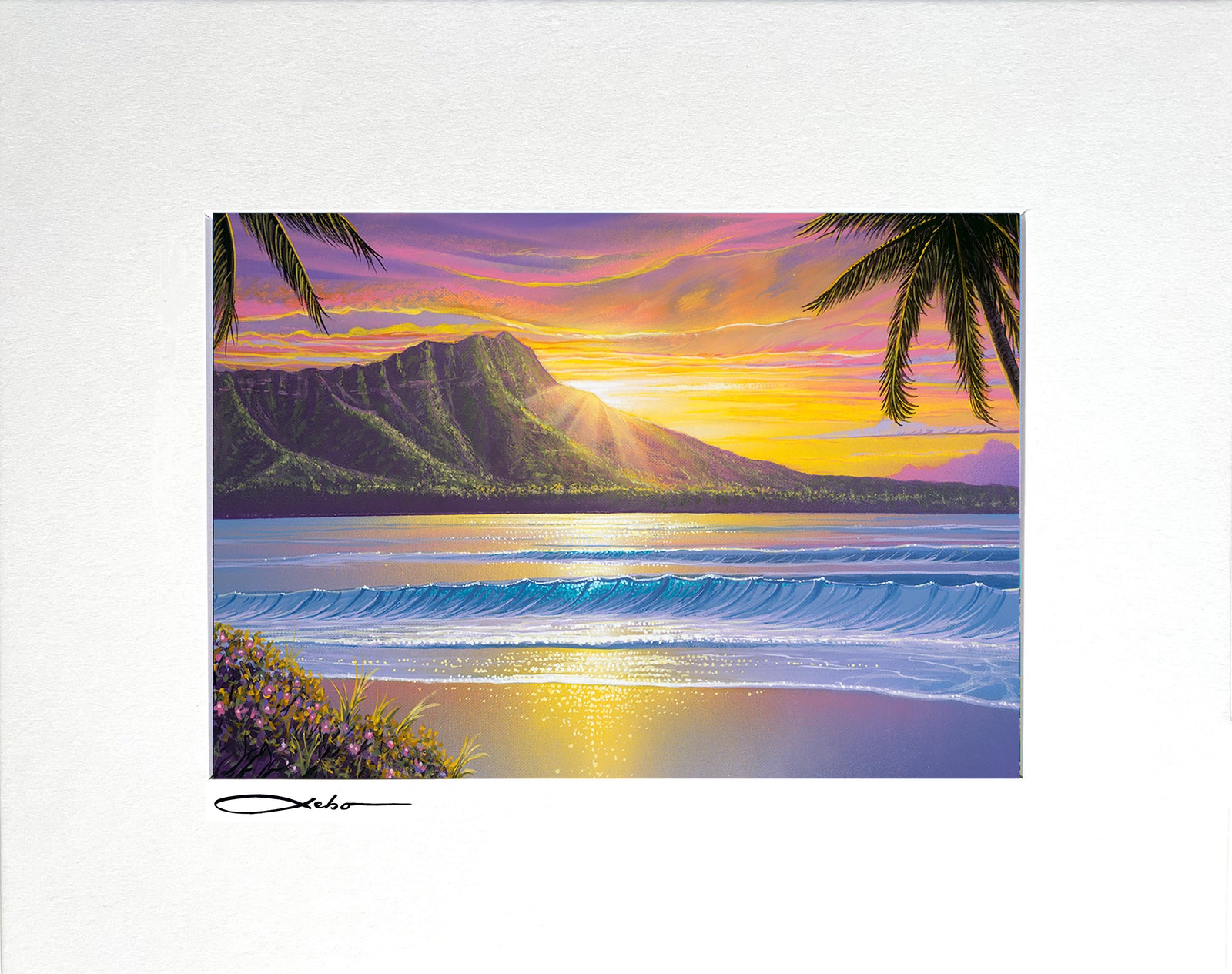 "Morning Glory" 8" x 10" Matted Print