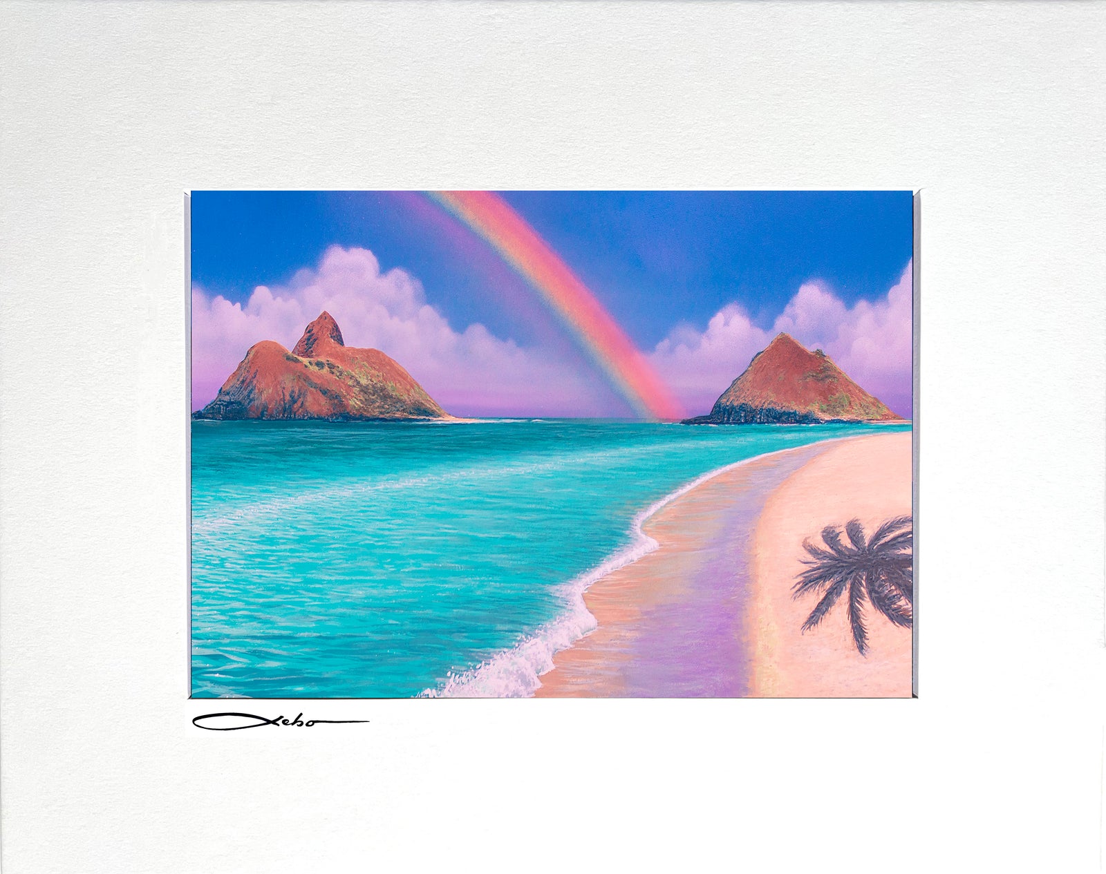 "Over The Rainbow" 8" x 10" Matted Print
