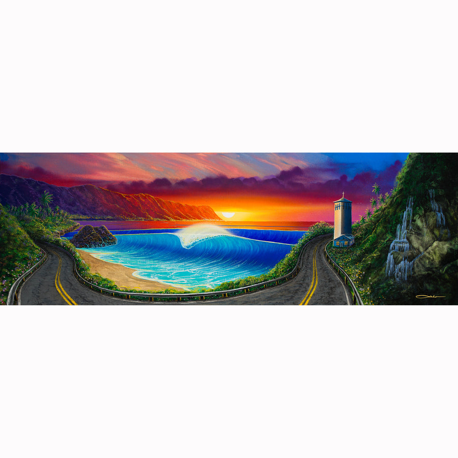 "Sunset At Waimea" Limited Edition Fine Art Giclee