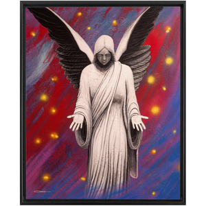 "Angel Of Peace" Framed Traditional Stretched Canvas