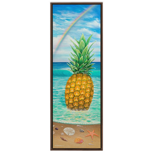"Island Treasures" Framed Traditional Stretched Canvas