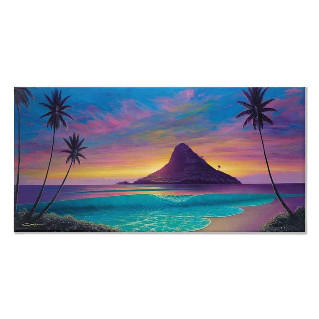 "Essence Of Mokoli'i" Traditional Stretched Canvas