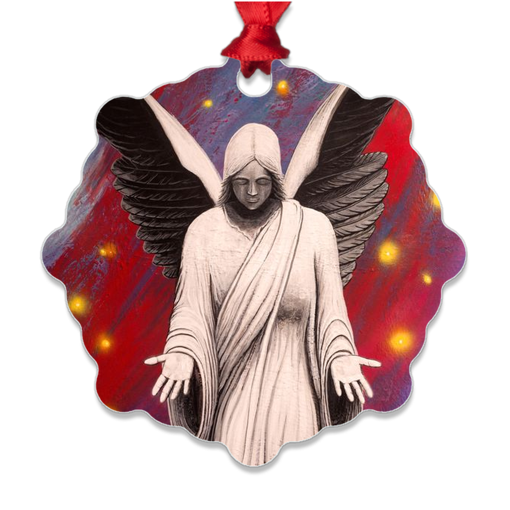 "Angel Of Peace" Metal Ornaments