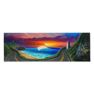 "Sunset At Waimea" Traditional Stretched Canvas