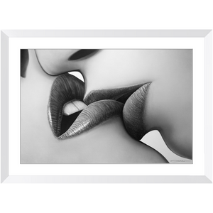 "The Kiss" Framed Prints